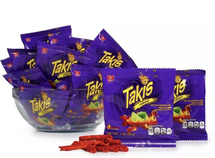 20 Pack of Takis Fuego 4oz each (Expiry July 8, 2020)