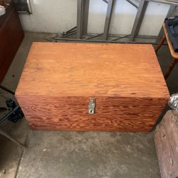 Vintage Trunk Or Shipping Crate