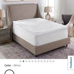 Bodipedic 4 Inch Hybrid Memory Foam and Fiber Topper