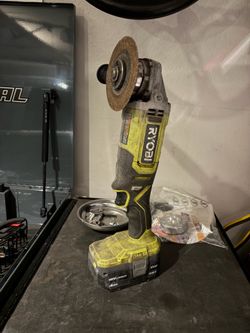 Ryobi 18v angle grinder/cut off tool w/4ah battery pack