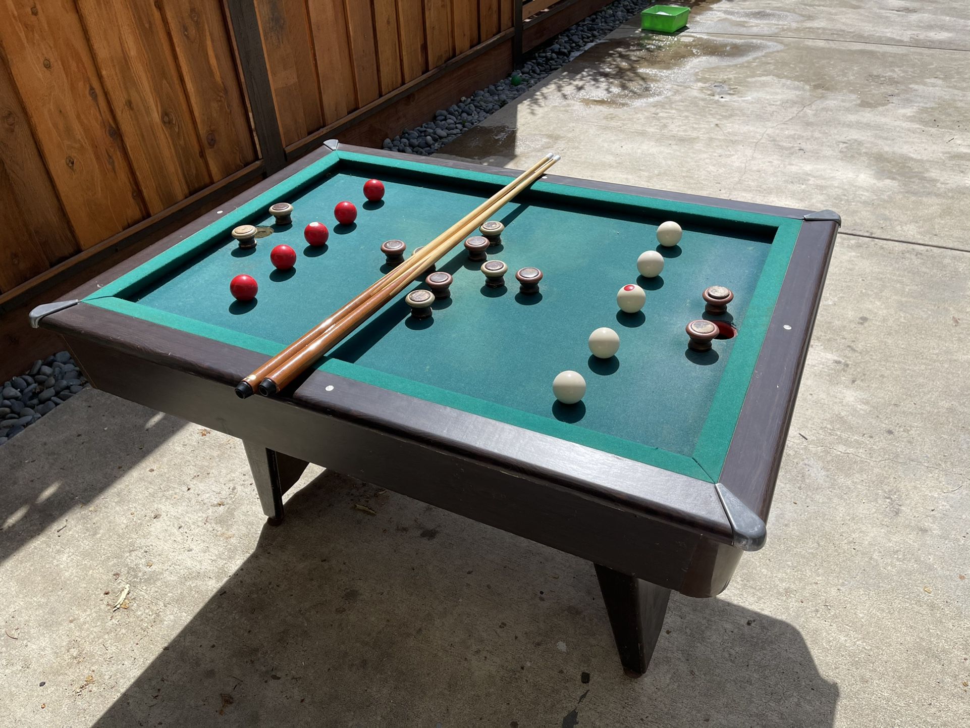 Bumper Pool Table