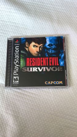 Resident Evil Survivor Ps1 Case And Manual Only