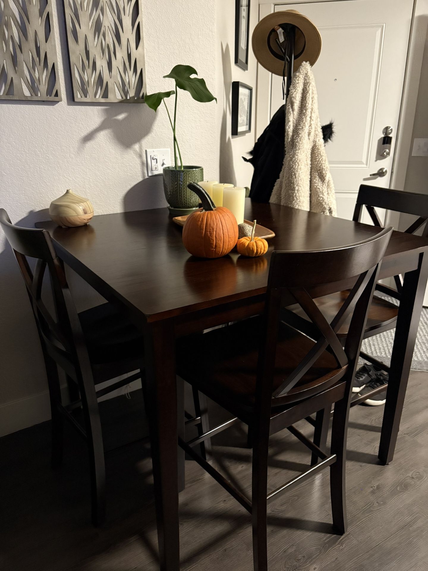Pub Height Dining Table and Chairs