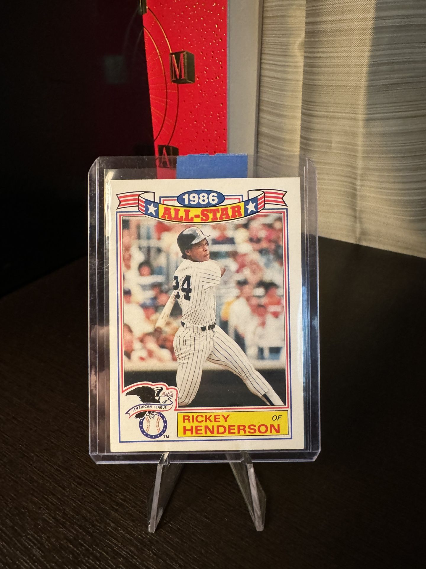 Rickey Henderson 1986 All Star Game
