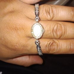 14k Gold  Vitage Watch With Real Diamonds 