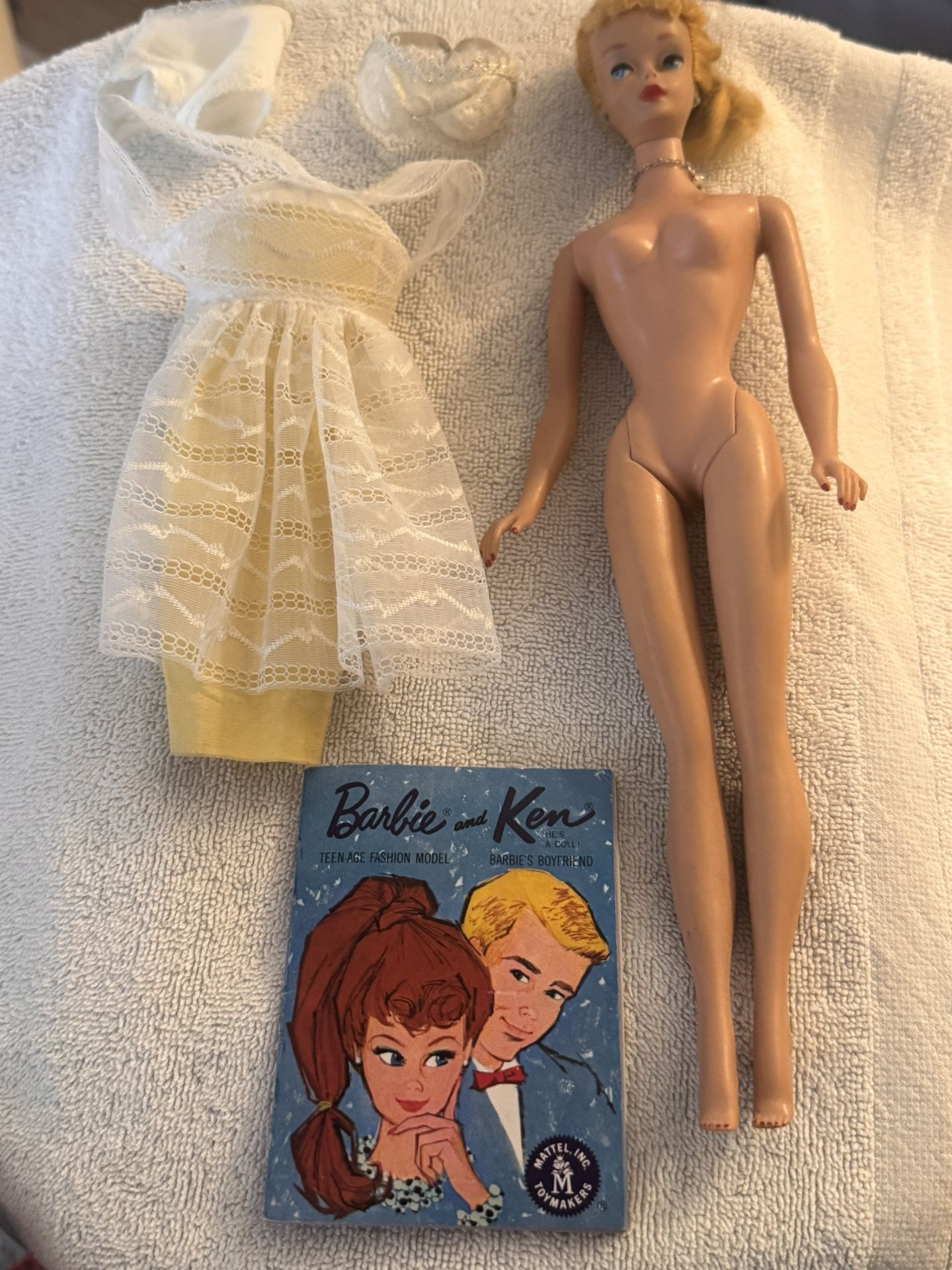 1961-62 Barbie Doll #5 Pony Tail Blonde
