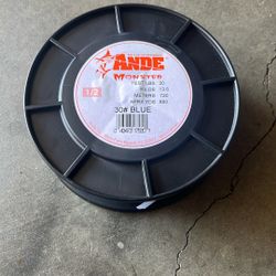 Ande Monster Monofilament Line - 1/2 lb. Spool - 30 lb. Test - Blue