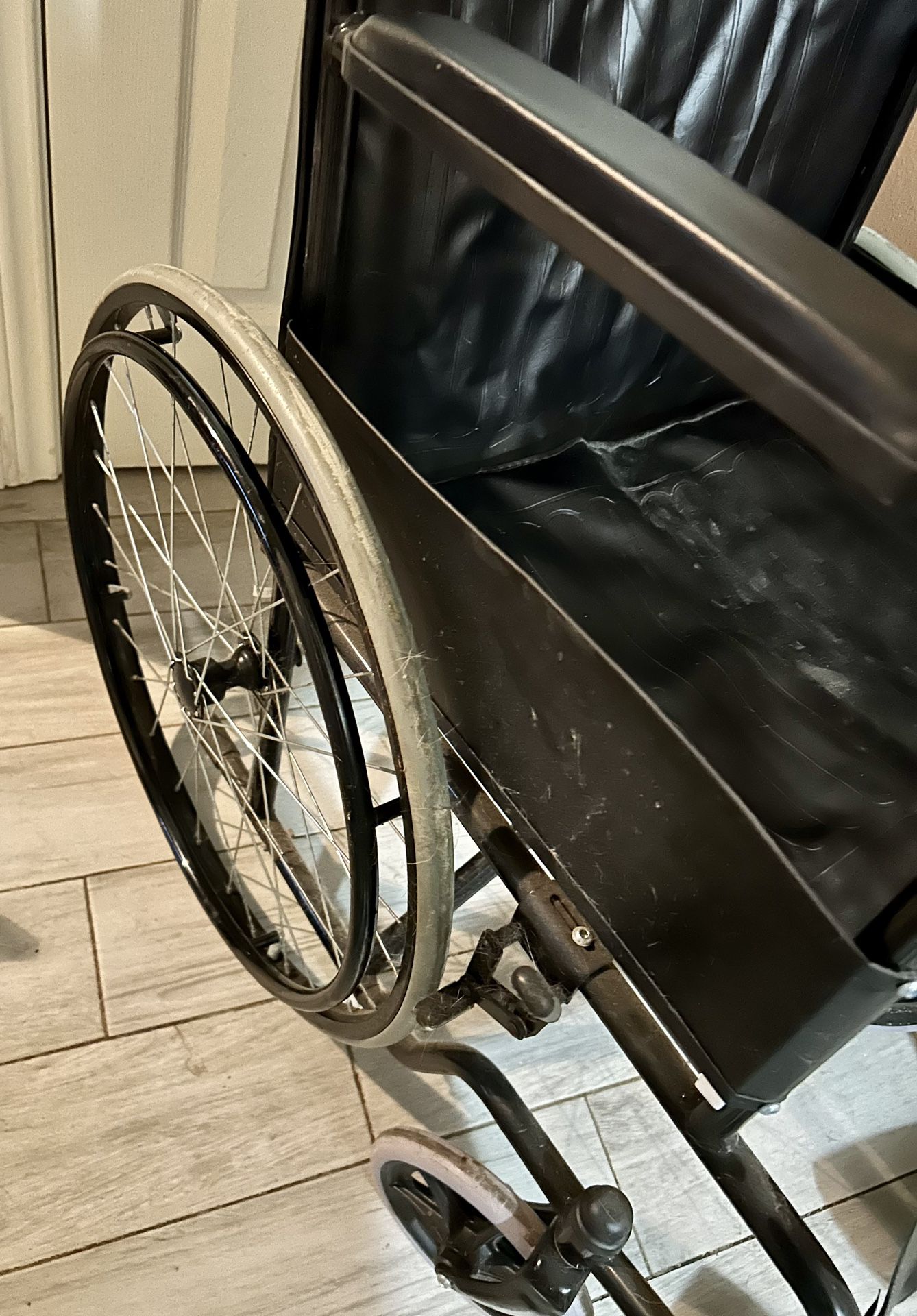 Wheelchair 19” Wide with Hand Brake 