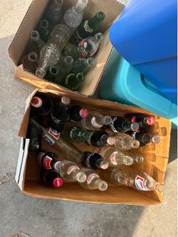 Vintage soda bottles