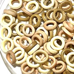 Bone Ring Beads 2x9mm