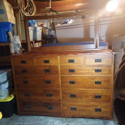 Mission Style 12 Drawer Dresser