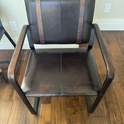 Restoration Hardware BUCKLE CHAIR ( Pairs, Two)