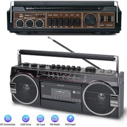 Retro Cassette Radio Player & Bluetooth Speaker – The Ultimate Music Lovers Companion