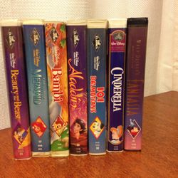 VHS Disney Black Diamond Tapes And More 