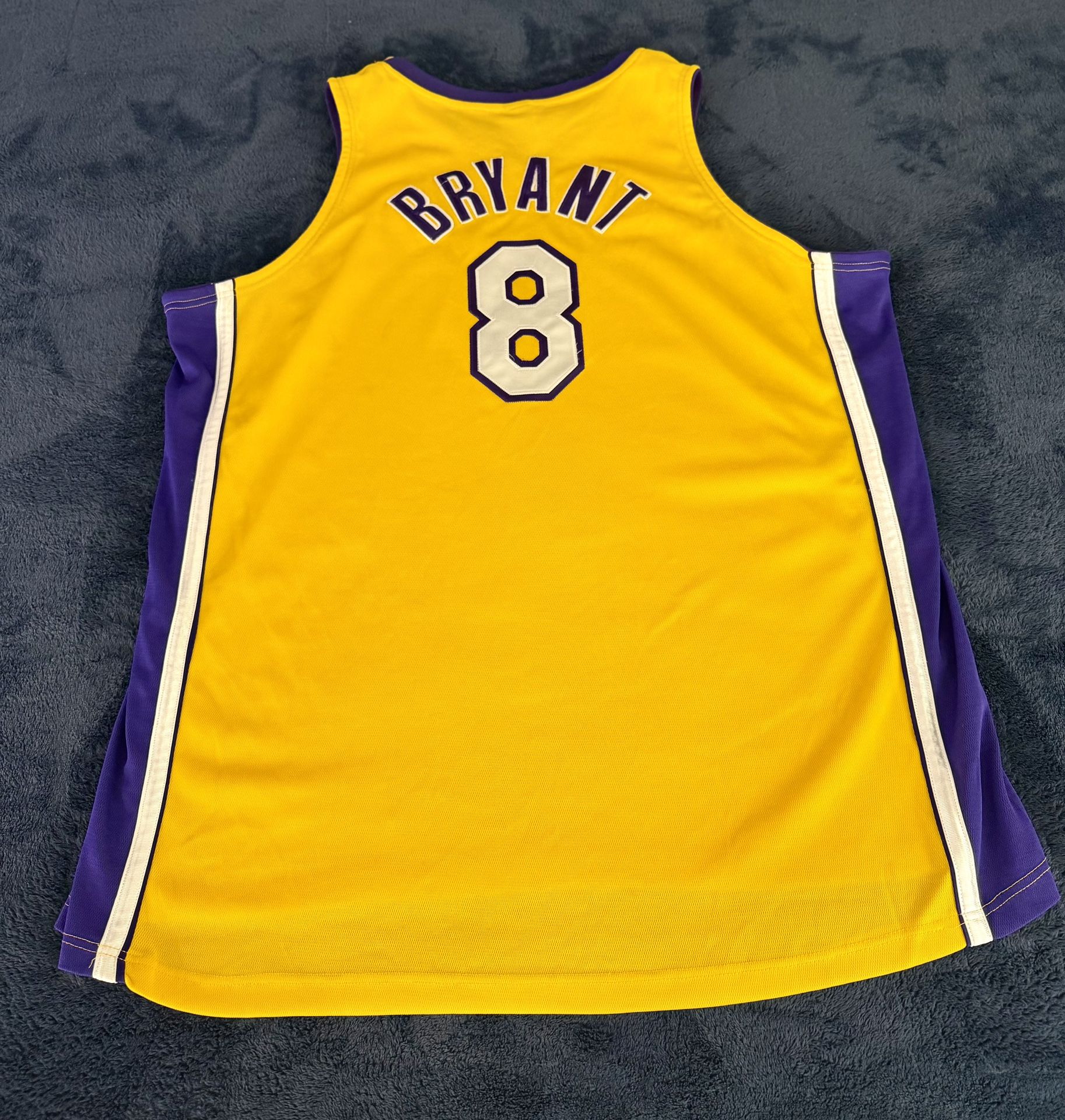 Authentic Reebok Kobe Bryant #8 Lakers Stitched Jersey RARE Edition Size 56"