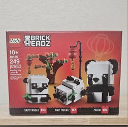 LEGO Brickheadz Pandas #40466