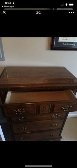 Tall Wooden Dresser