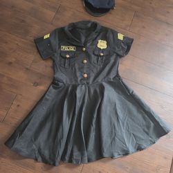 Cop Costume, Cop, Halloween,girl Cop