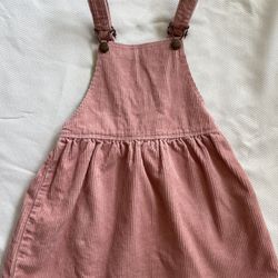 Zara Dress With Straps Pink 4-5 Years
