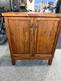 Solid wood dining room server/bar