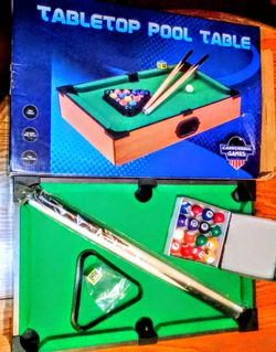 Tabletop Pool table