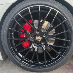21" New Staggerd Wheels & New Tires For PORSCHE PANAMERA 