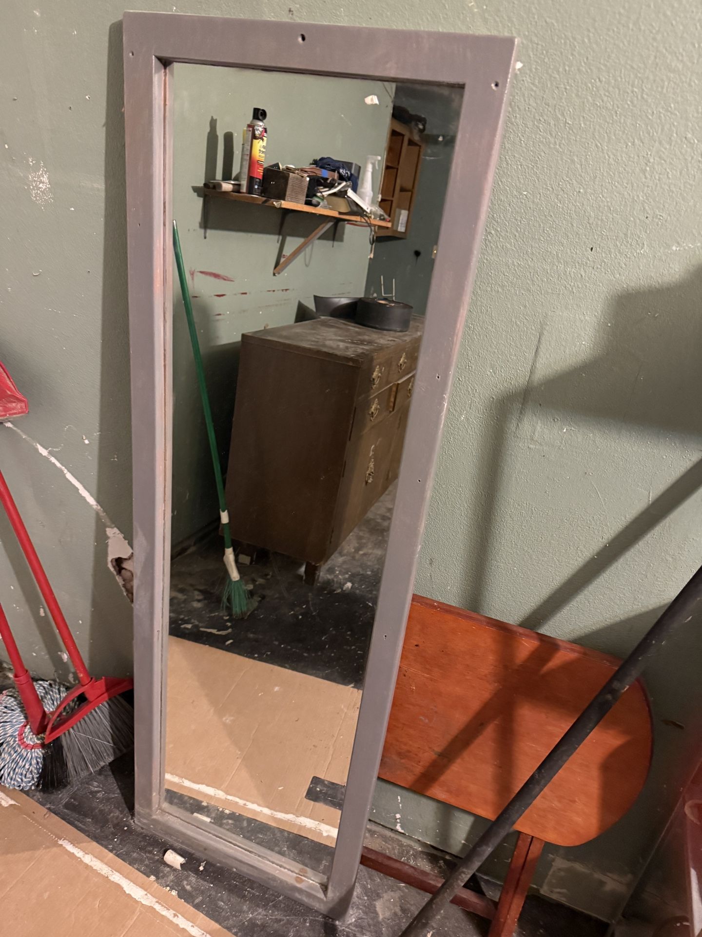 Talk Mirror Gray Frame