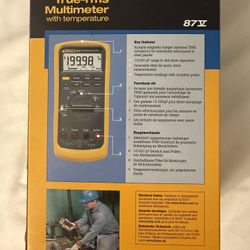 Industrial True-rms multimeter with Temperature 