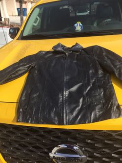 Genuine leather jacket size large