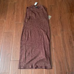 Forever 21 Maroon Sparkly Dress