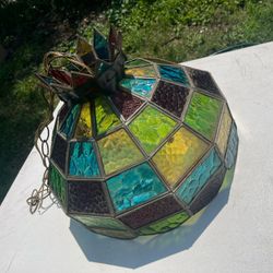 Multicolor Stained Glass Light