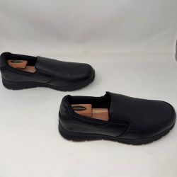 Skechers Work Cessnock Carrboro Shoes - Mens 13 Wide Black