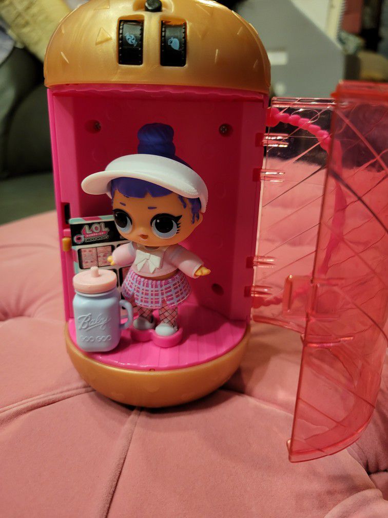 Lol Surprise capsule Purse doll With Blue Bottle