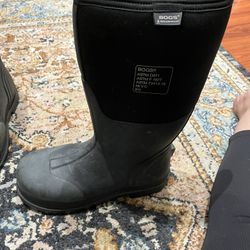 Bogs Footwear Sz 11 Men's Forge Rubber Boot, Steel Toe, 16" Height,