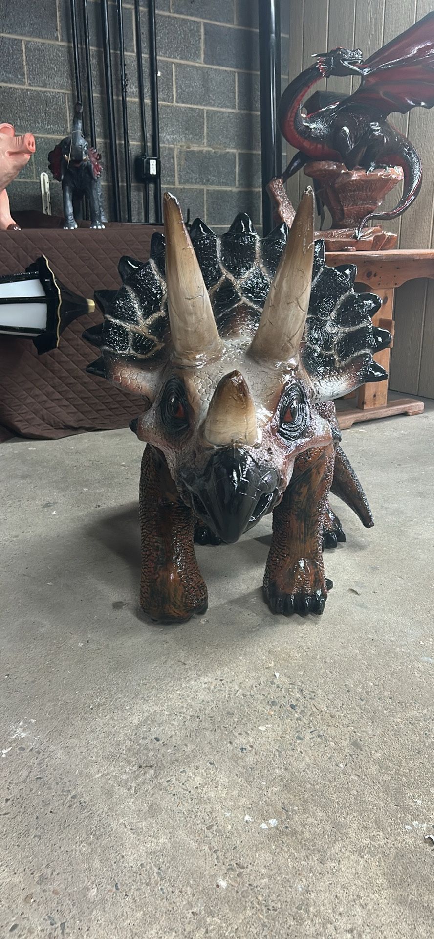 Walking Baby Triceratops Dinosaur