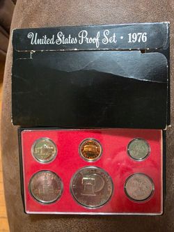 United States 1976 Proof Set San Francisco Mint 6-Coin Copper $1 Denomination