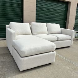 Crate & Barrell Reversible Sectional With Storage 🛻Delivery Available🛻