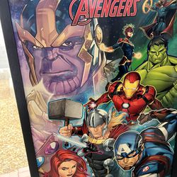 Avengers Movie 🍿 🎥  Poster W Frame  Thumbnail