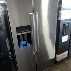 kitchen Aid Stainless Steel Side By Side Refrigerator