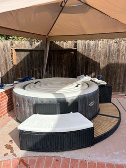 Intex hot tub