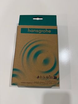 hansgrohe towel ring - brushed nickel - brand new