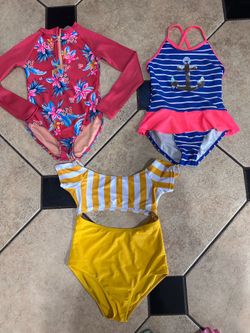 Girls size 6/6x bathing suits $6 each! Some new