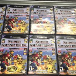 Super Smash bros melee GameCube $80 Each Gamehogs 11am-7pm