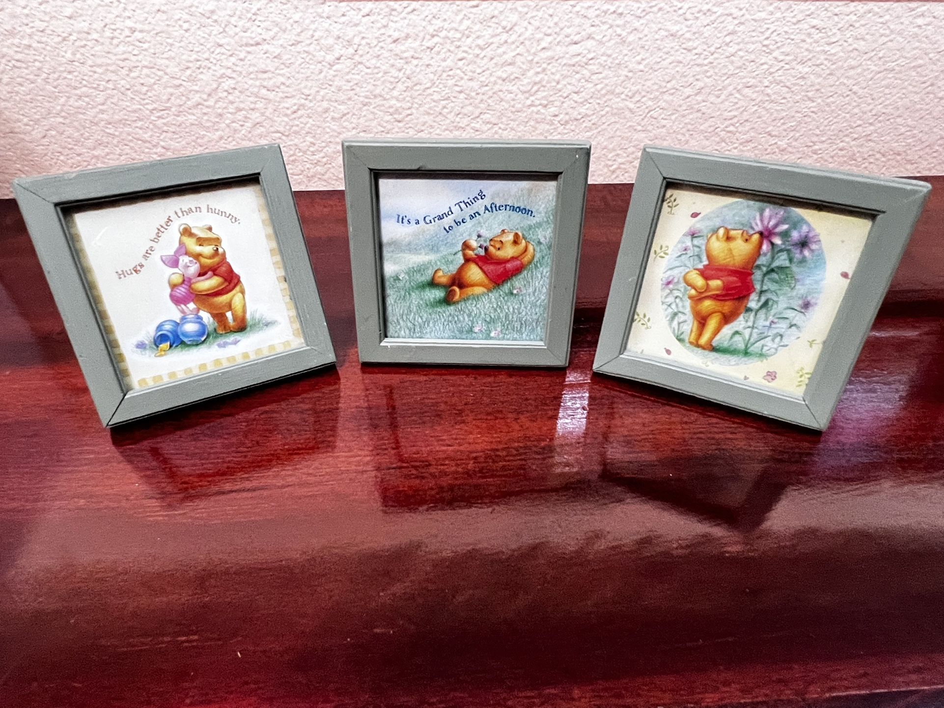 Winnie The Pooh Matching Frames Set of 3