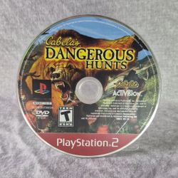 Cabela's Dangerous Hunts Playstation 2 (Activision, 2003) Game Disc Only