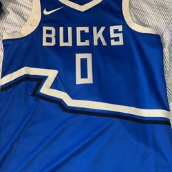 Damian Lillard Milwaukee Buck City Jersey Size M
