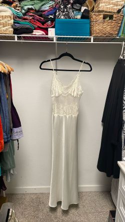Floor Length White Lingerie 