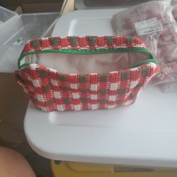 Christmas Stiched Cosmetic Bags