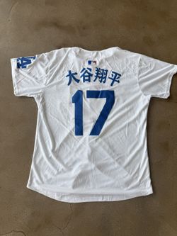 New Shohei Ohtani White Dodgers Japanese Jersey