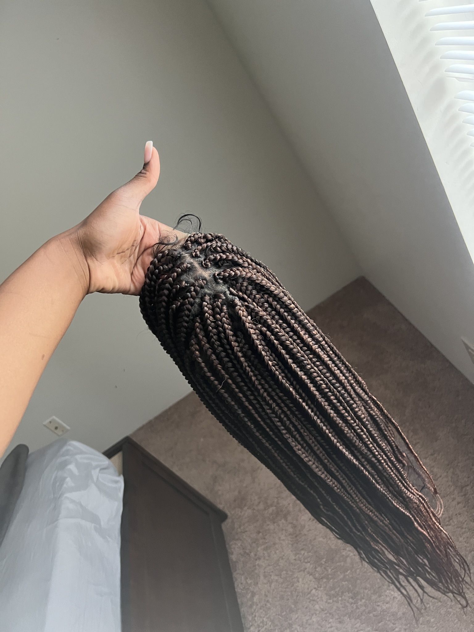 36" Full Lace Braided Wig